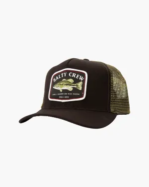 Salty Crew Mens Bigmouth Trucker Hat - Black/Camo