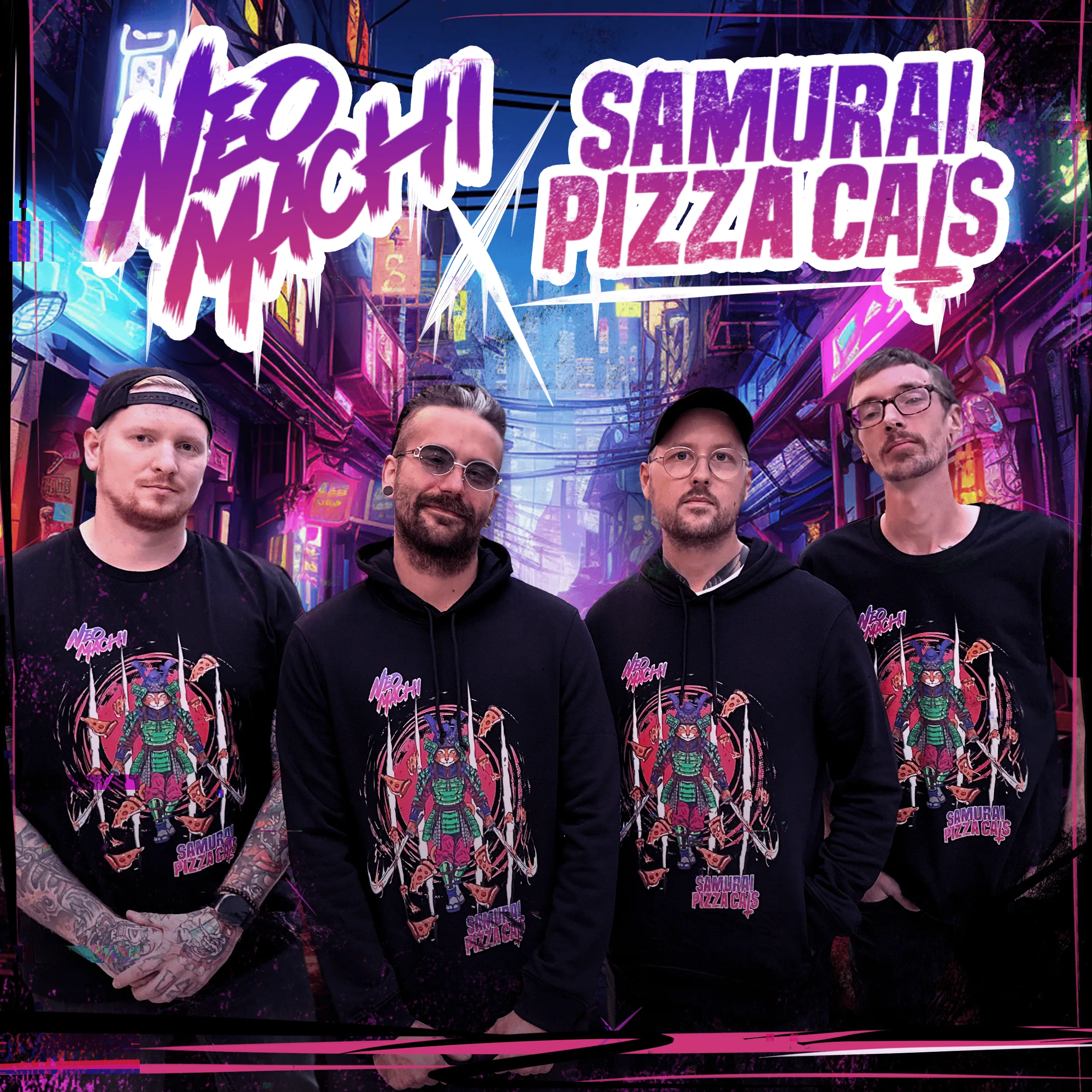 SAMURAI PIZZA CATS: HOODIE