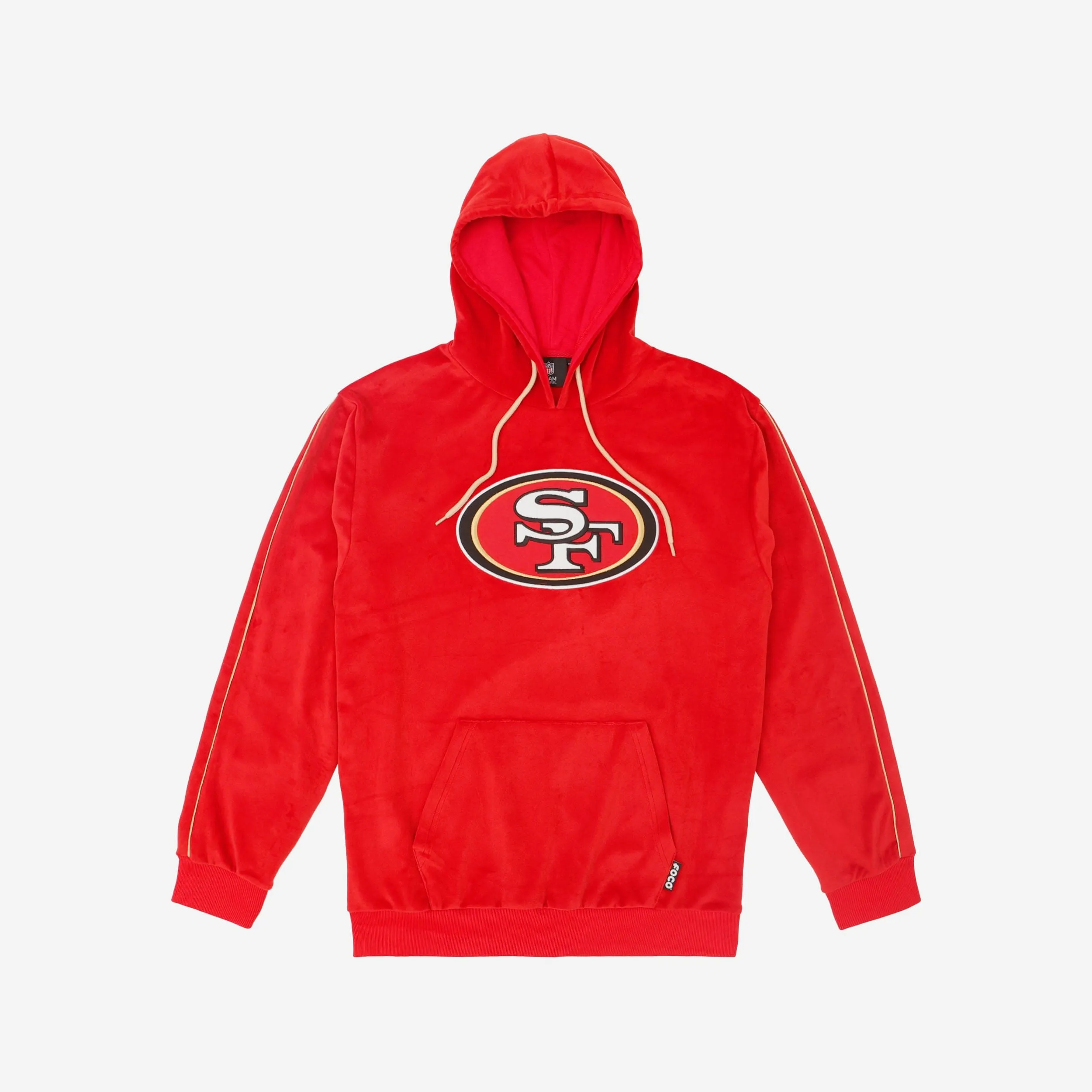 San Francisco 49ers Velour Hooded Sweatshirt