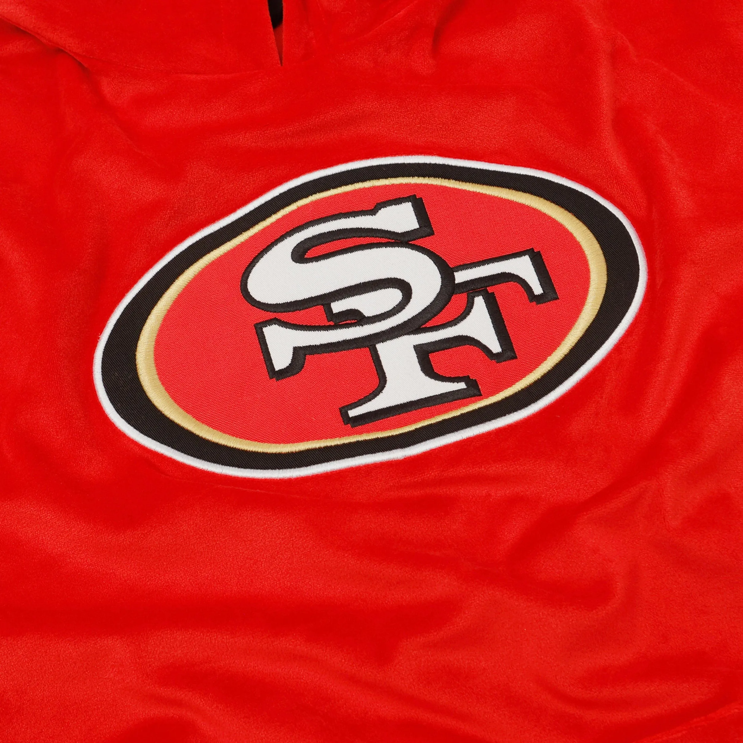 San Francisco 49ers Velour Hooded Sweatshirt