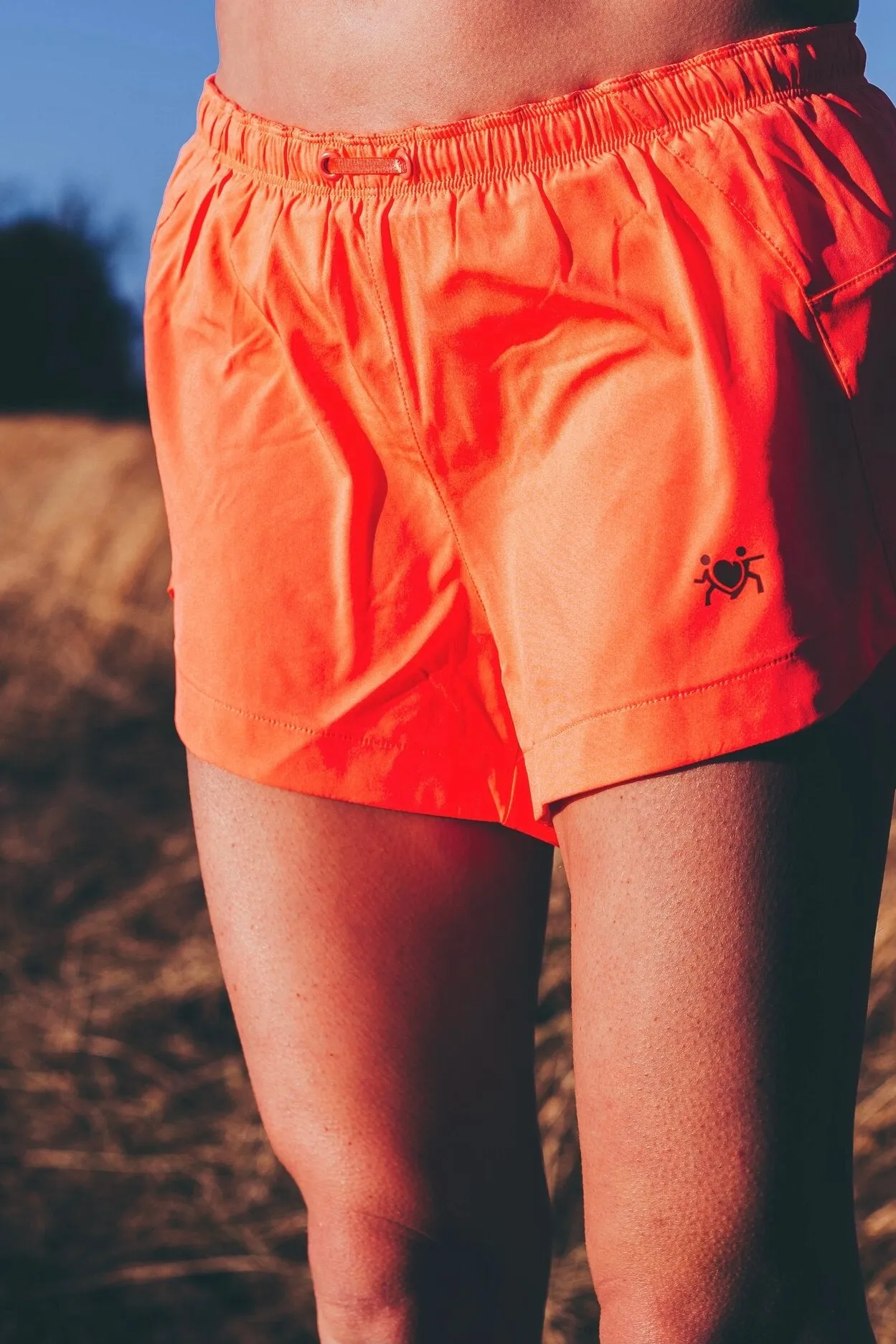 Schenley Run Shorts (hot coral)