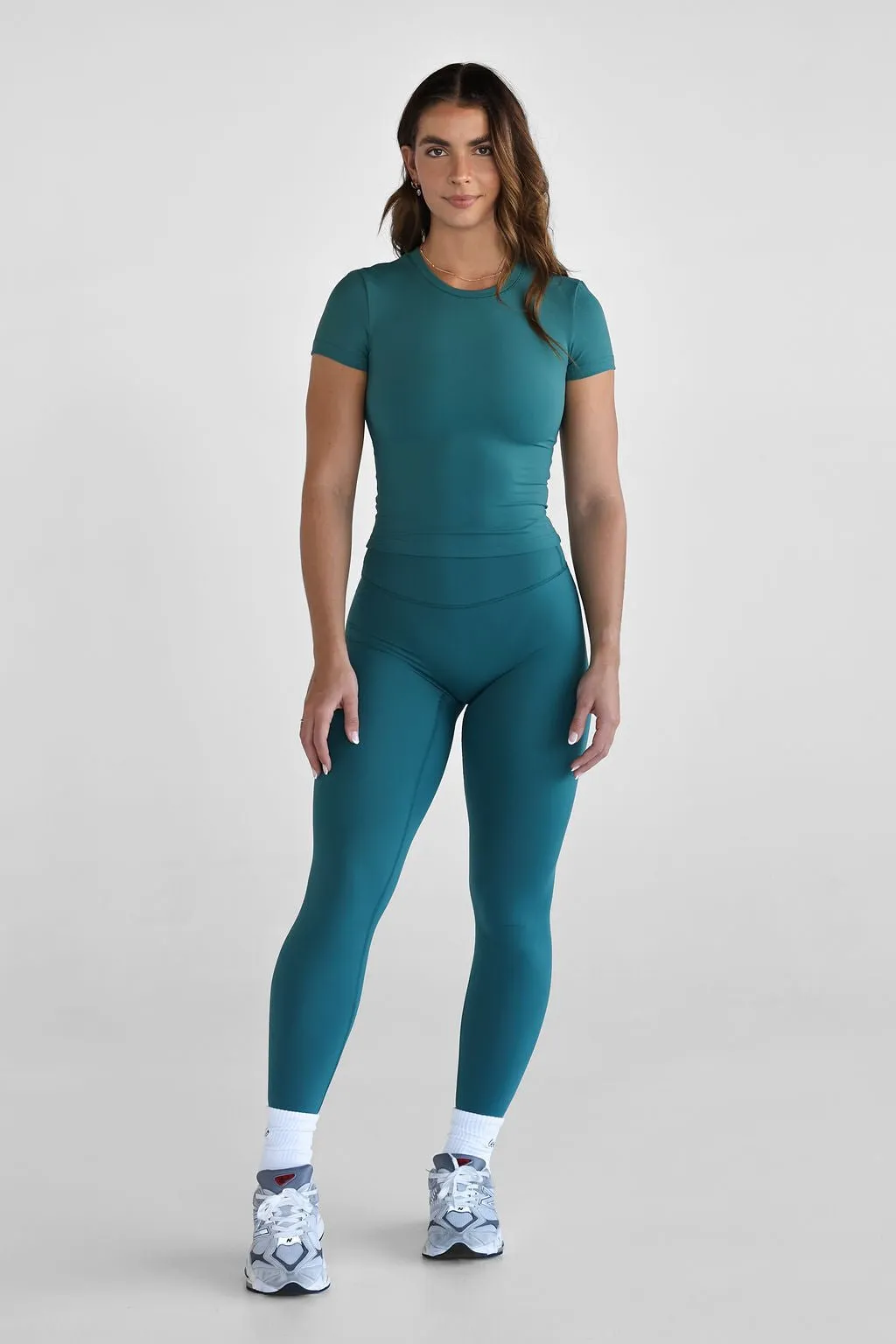 SCULPT Fitted Tee - Emerald