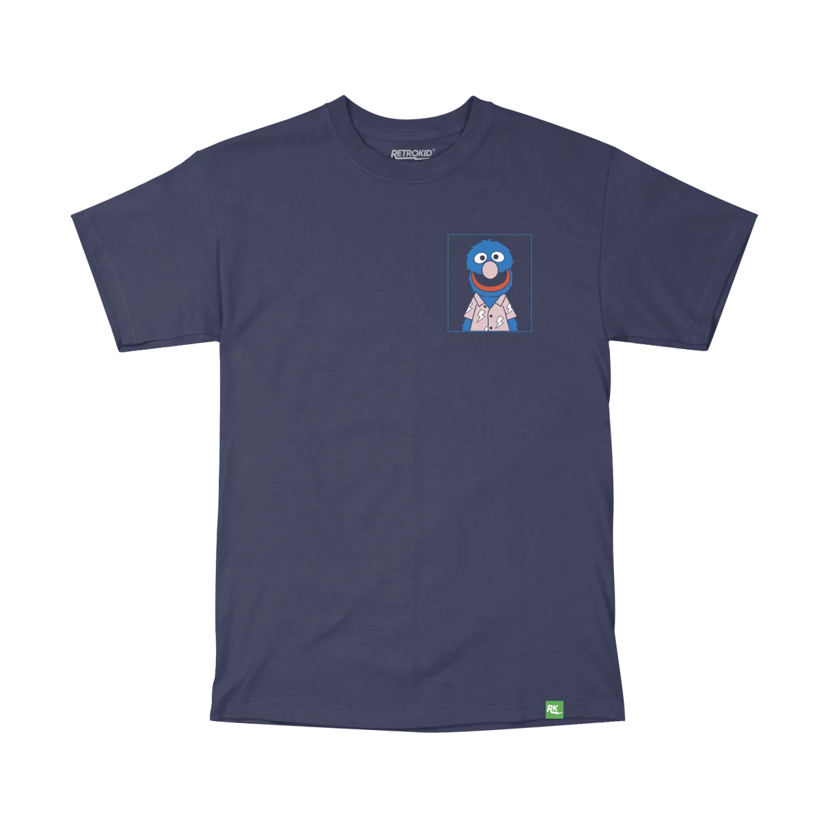 Sesame Street Grover Life T-Shirt - Navy