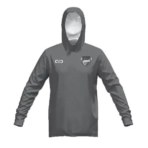 Sharks Basketball Stock Cotton Fleece Hoodie Dark Marle Grey