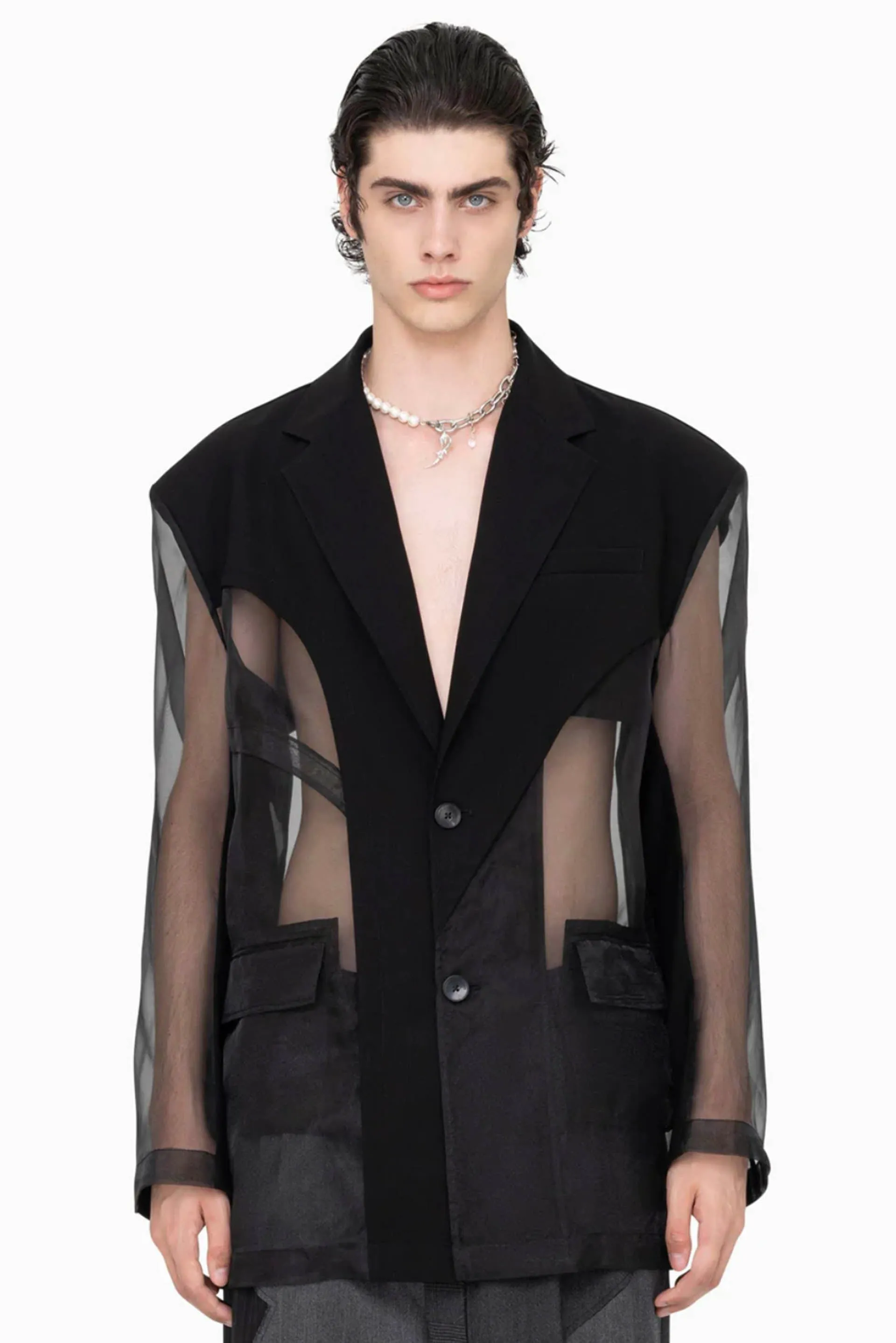 Sheer Deconstructed Suit