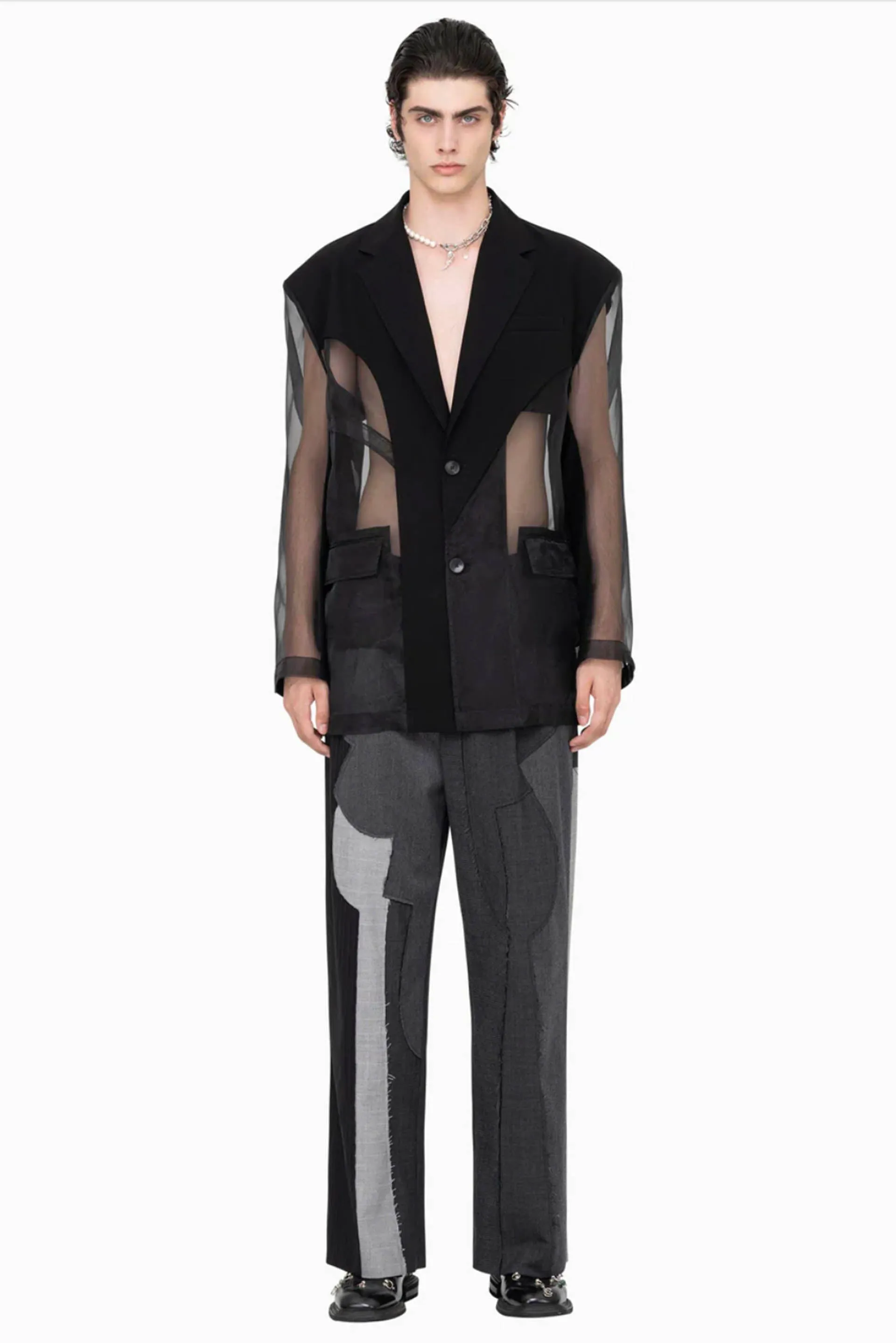 Sheer Deconstructed Suit