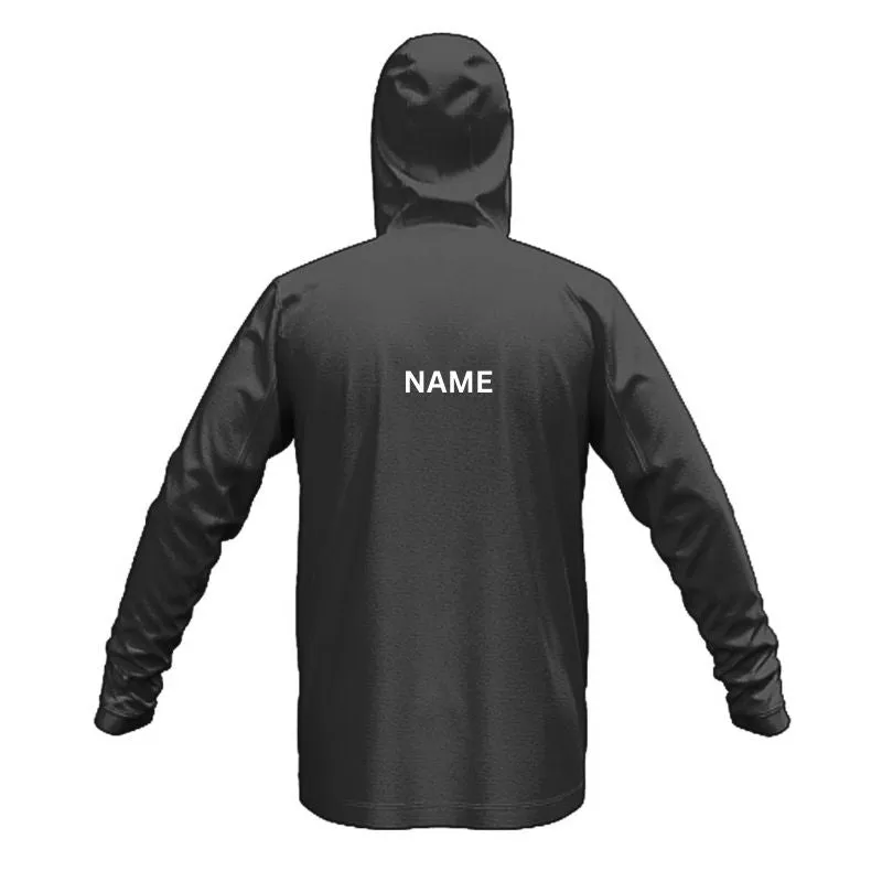 Shoot Football Stock Cotton Fleece Hoodie Dark Grey Marle