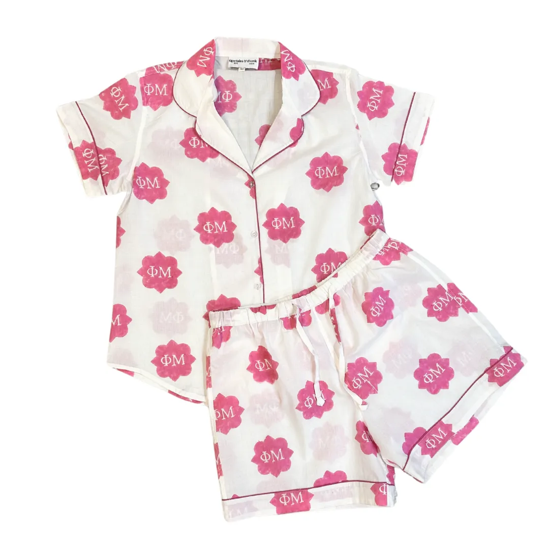 Short Pajama Sets - Phi Mu