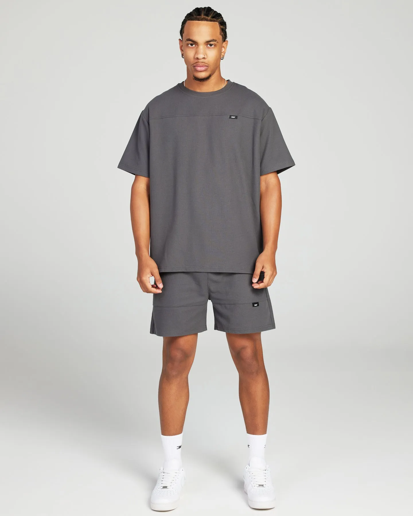 Signal Waffle Tee - Slate