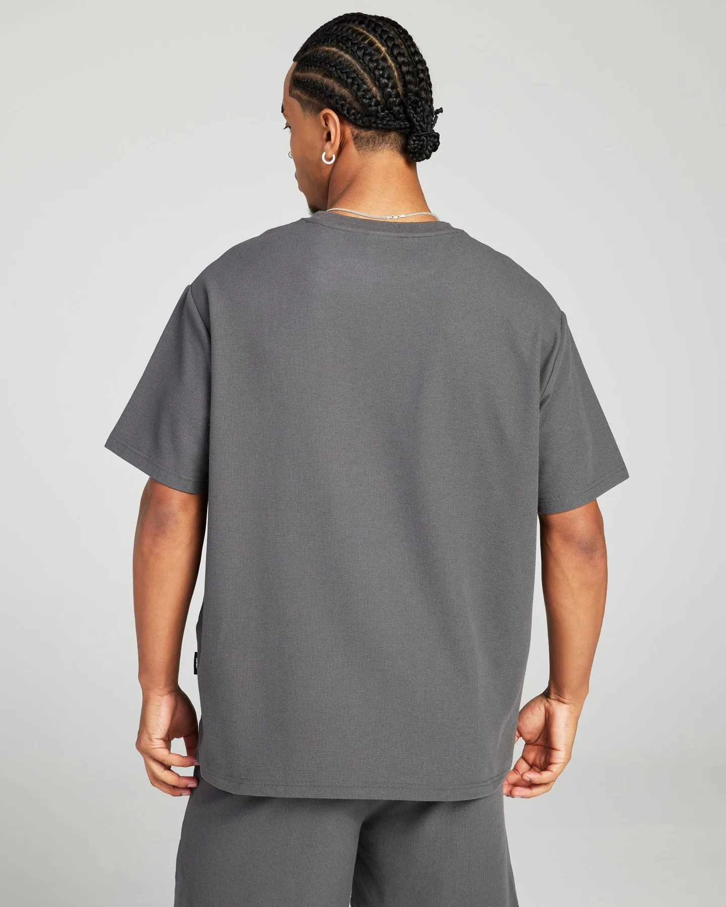 Signal Waffle Tee - Slate