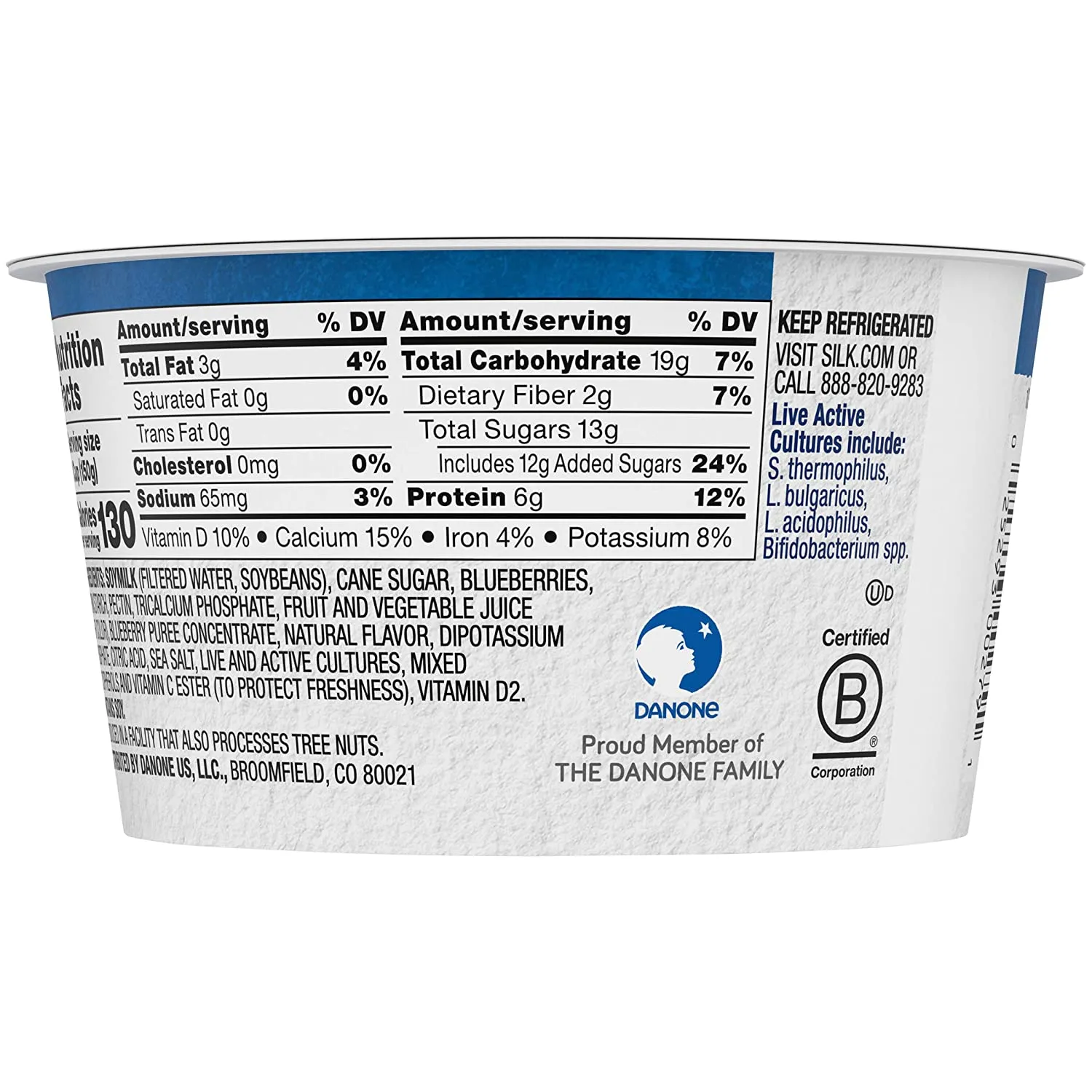 Silk Soy Blueberry Yogurt 5.3oz