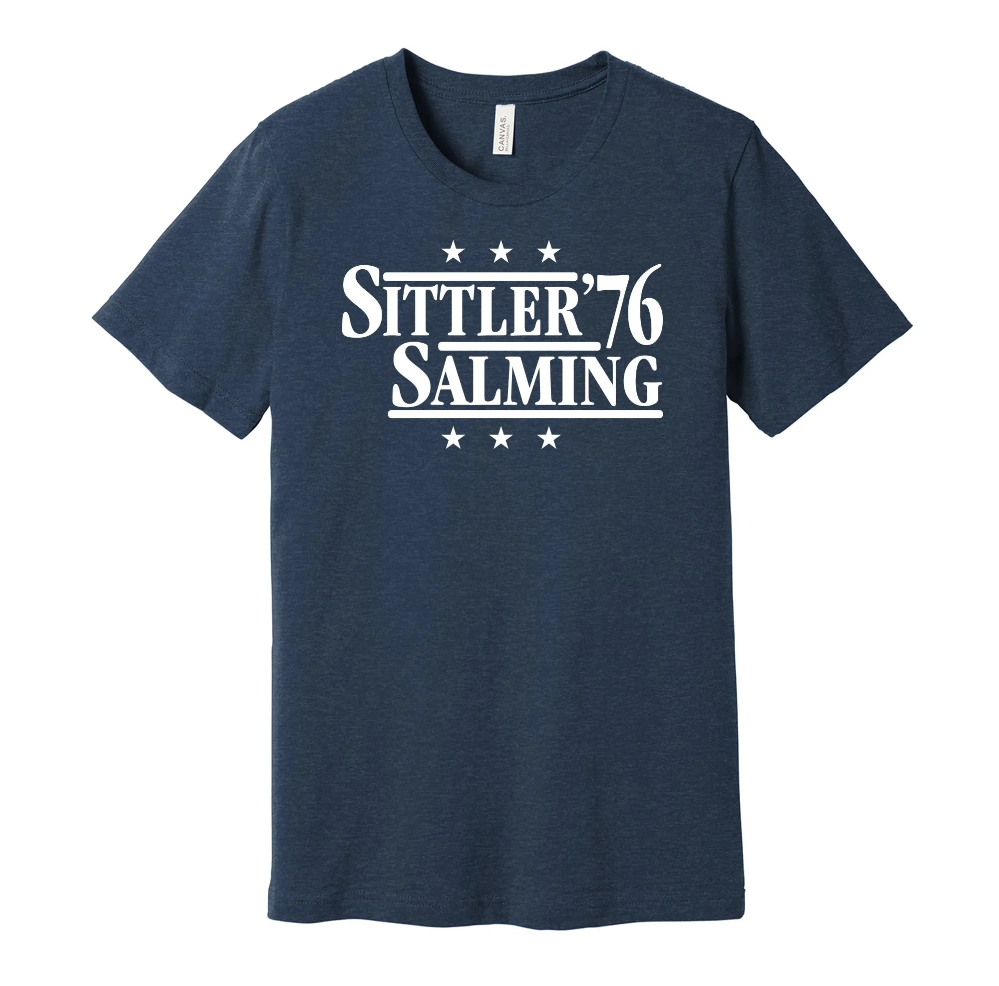 Sittler & Salming '76 - Toronto Hockey Legends Political Campaign Parody T-Shirt - Hyper Than Hype Shirts