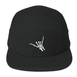 Skeleton Shaka - Cotton 5-Panel Camper