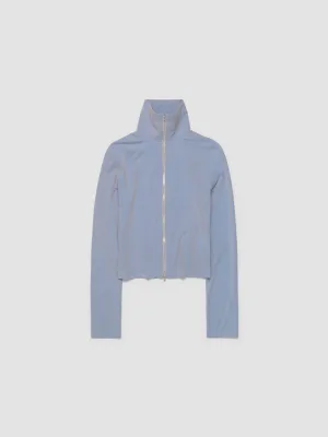 Slim Zip Longsleeve in Solaro Blue