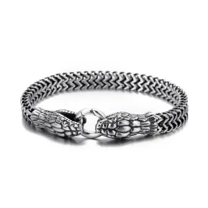 Snake Bite Chain Bracelet