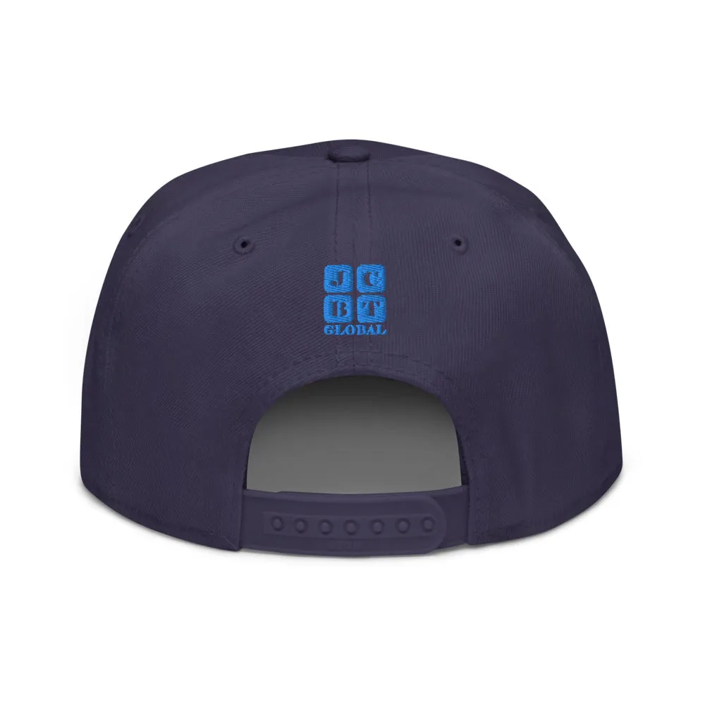 Snapback Hat "1052-0061 I'm All In (Blue Logo)"