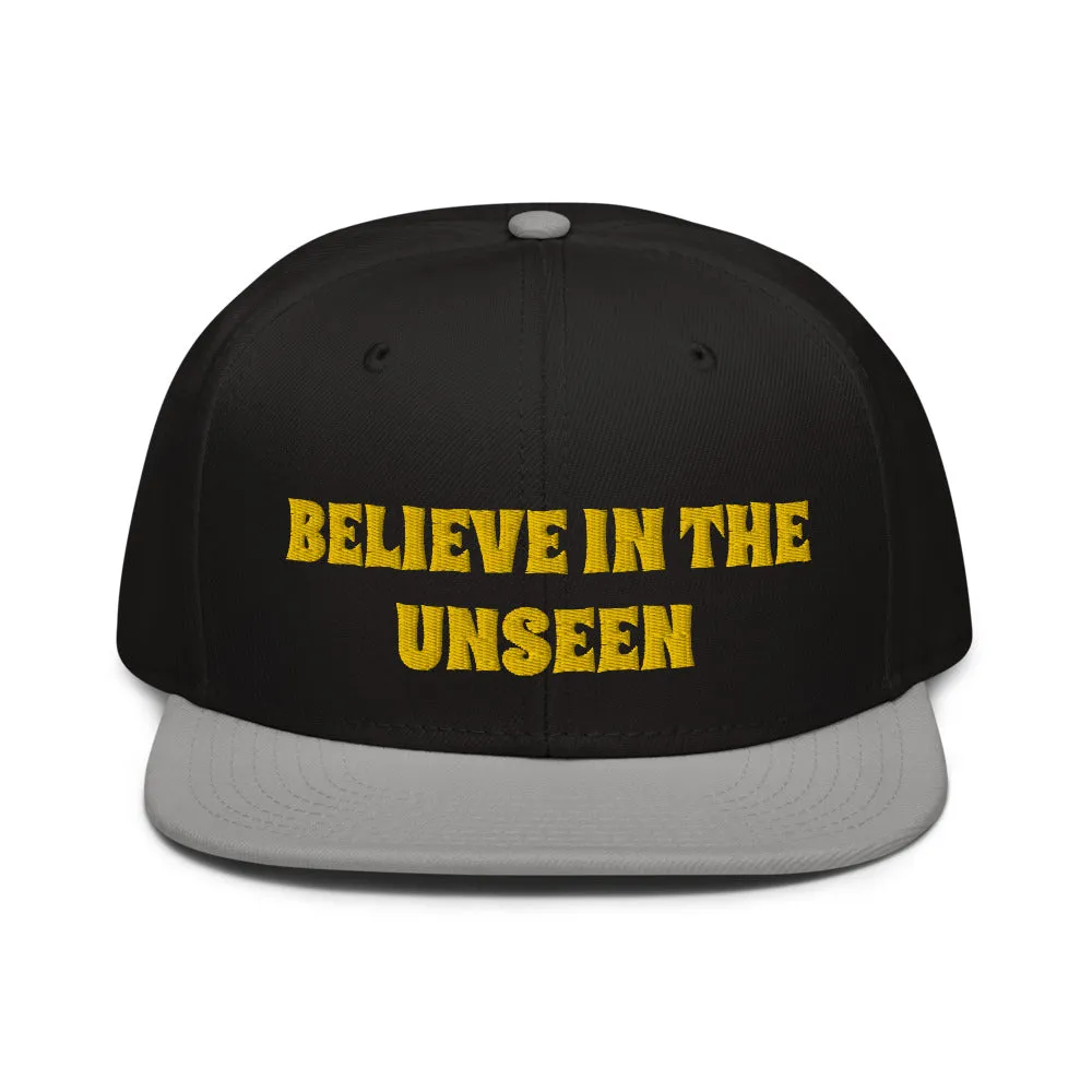 Snapback Hat "2052-0101 Believe In The Unseen (Yellow Logo)"