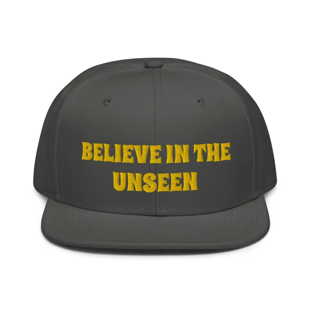 Snapback Hat "2052-0101 Believe In The Unseen (Yellow Logo)"