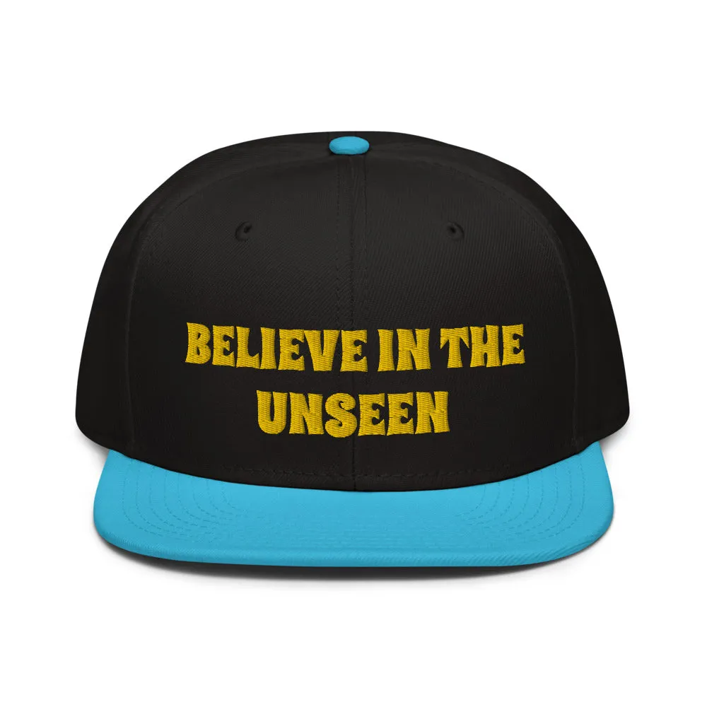 Snapback Hat "2052-0101 Believe In The Unseen (Yellow Logo)"