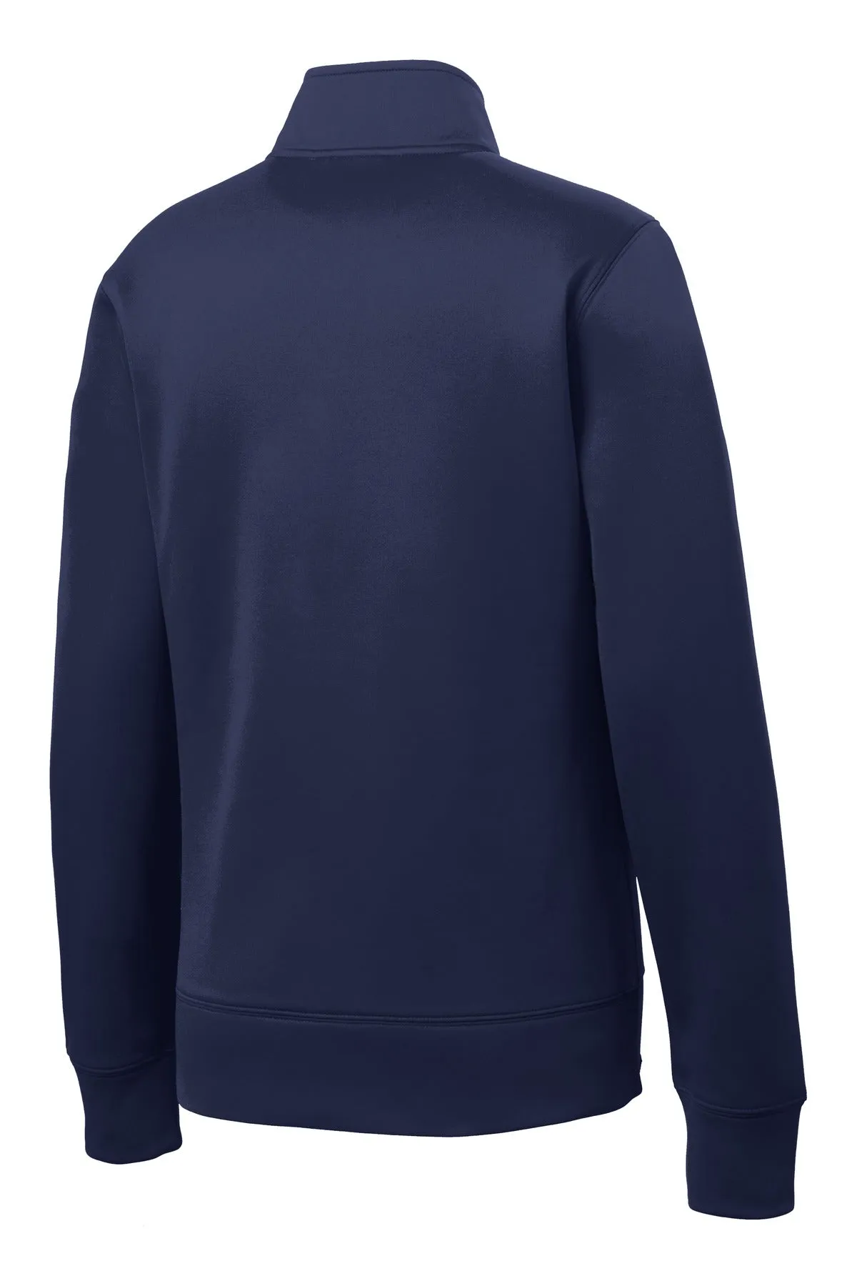 Sport-Tek Women's Sport-Wick Fleece Full-Zip Jacket.  LST241 Navy