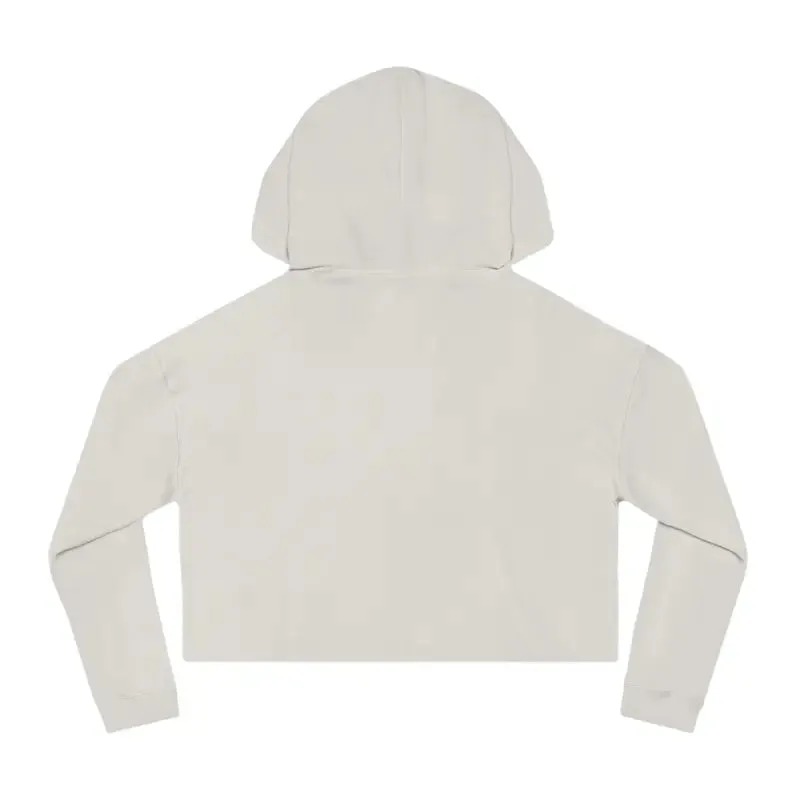 Stand out in Trendy Two Dogs Cropped Hooded Sweatshirt