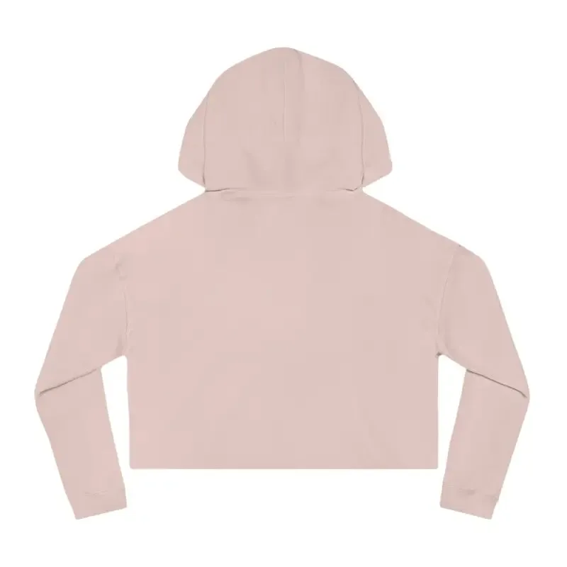 Stand out in Trendy Two Dogs Cropped Hooded Sweatshirt