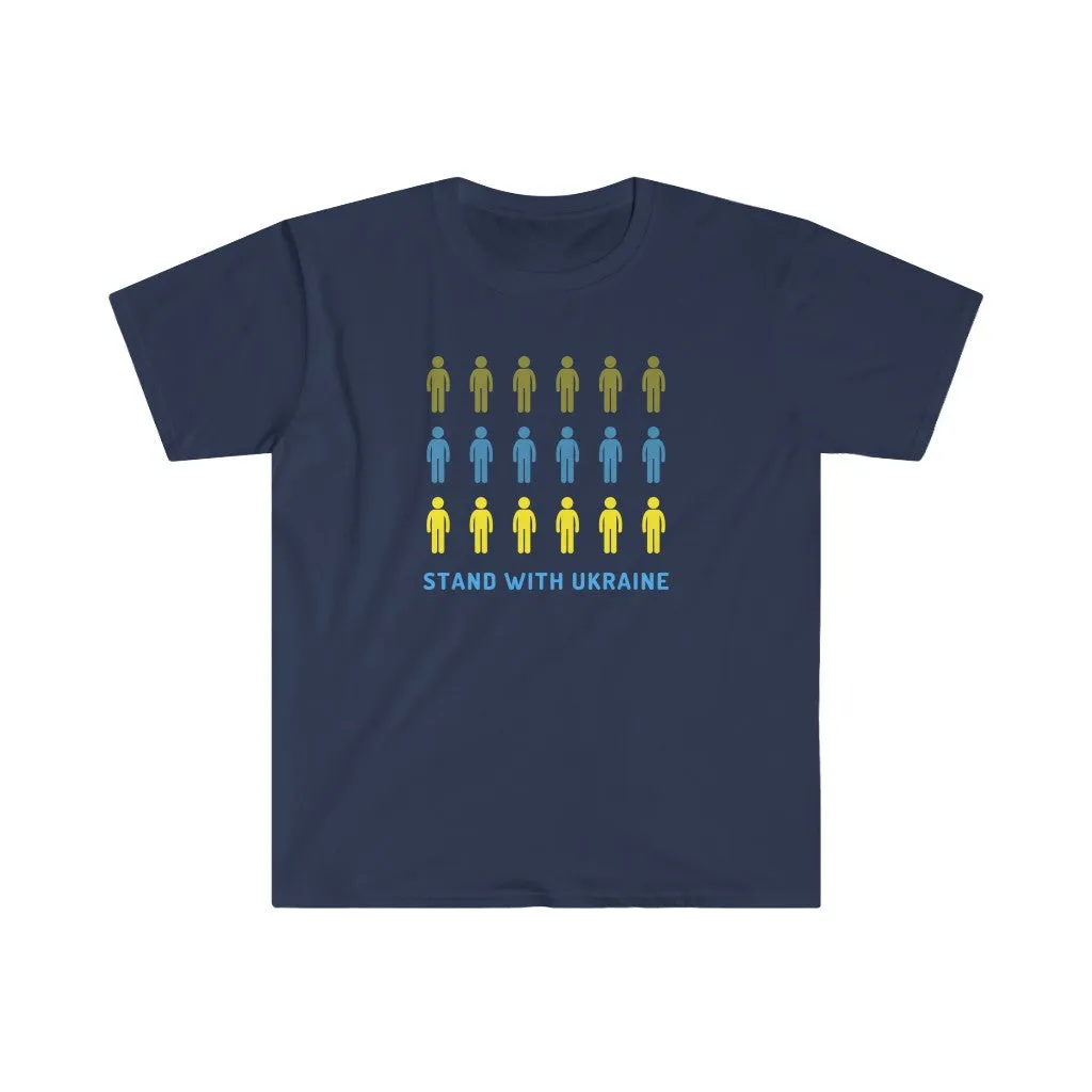 'Stand With Ukraine' Unisex Softstyle T-Shirt