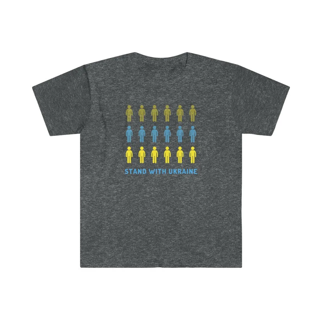 'Stand With Ukraine' Unisex Softstyle T-Shirt