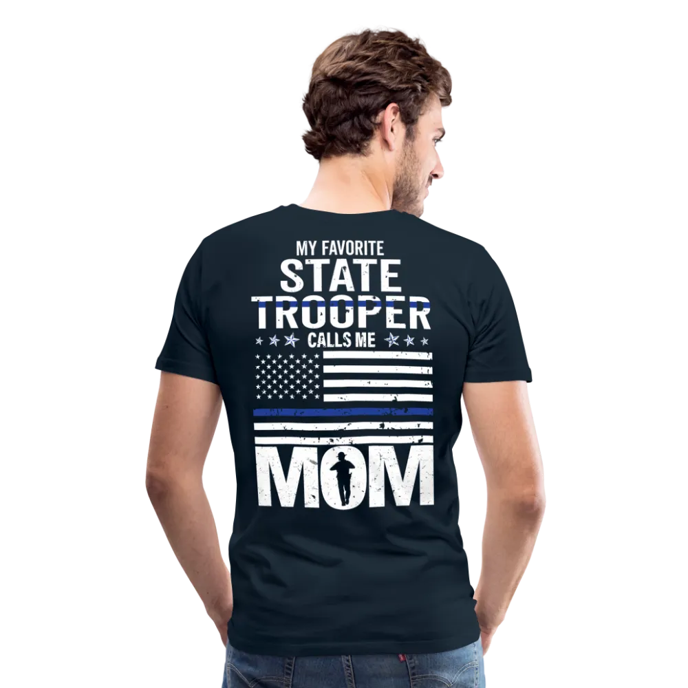 State Trooper Mom Men's Premium T-Shirt