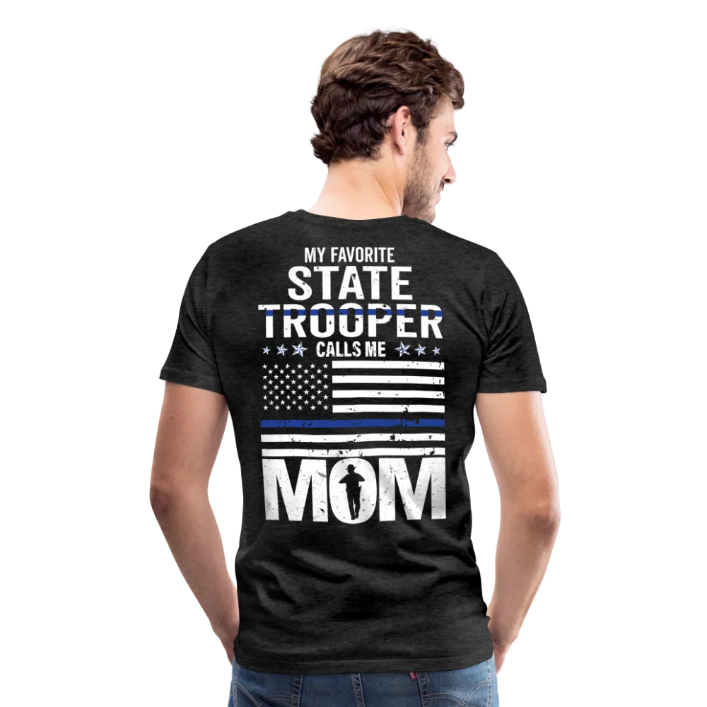 State Trooper Mom Men's Premium T-Shirt