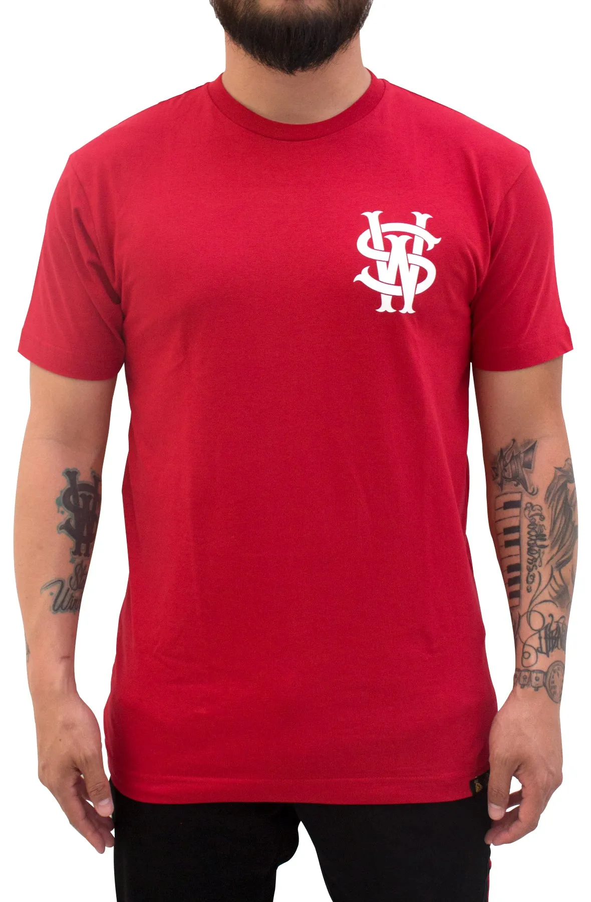 Stay Winning Original Logo Red/White Tee