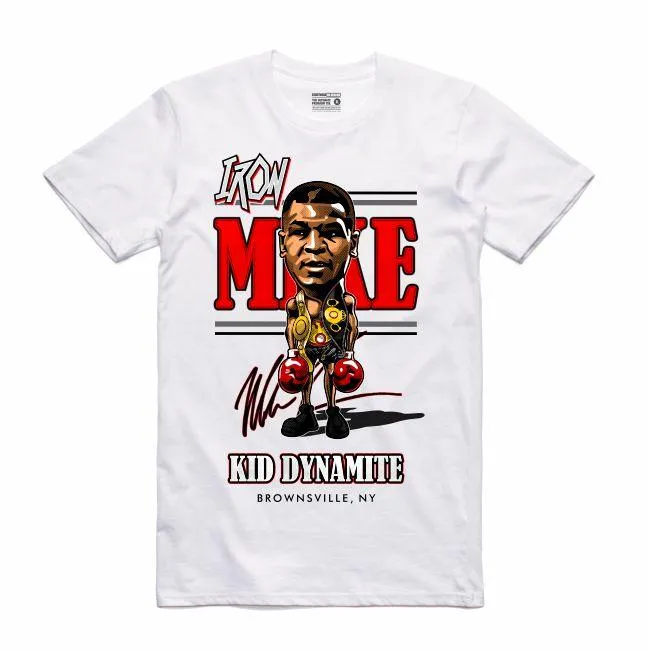 Streetwear on Demand CARICATURE IRON MIKE TEE WHITE
