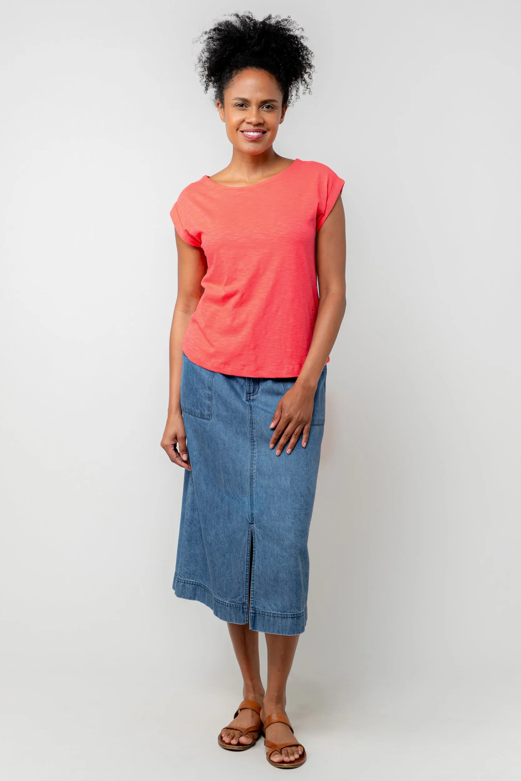 Sway Cerise Organic Cotton T-shirt