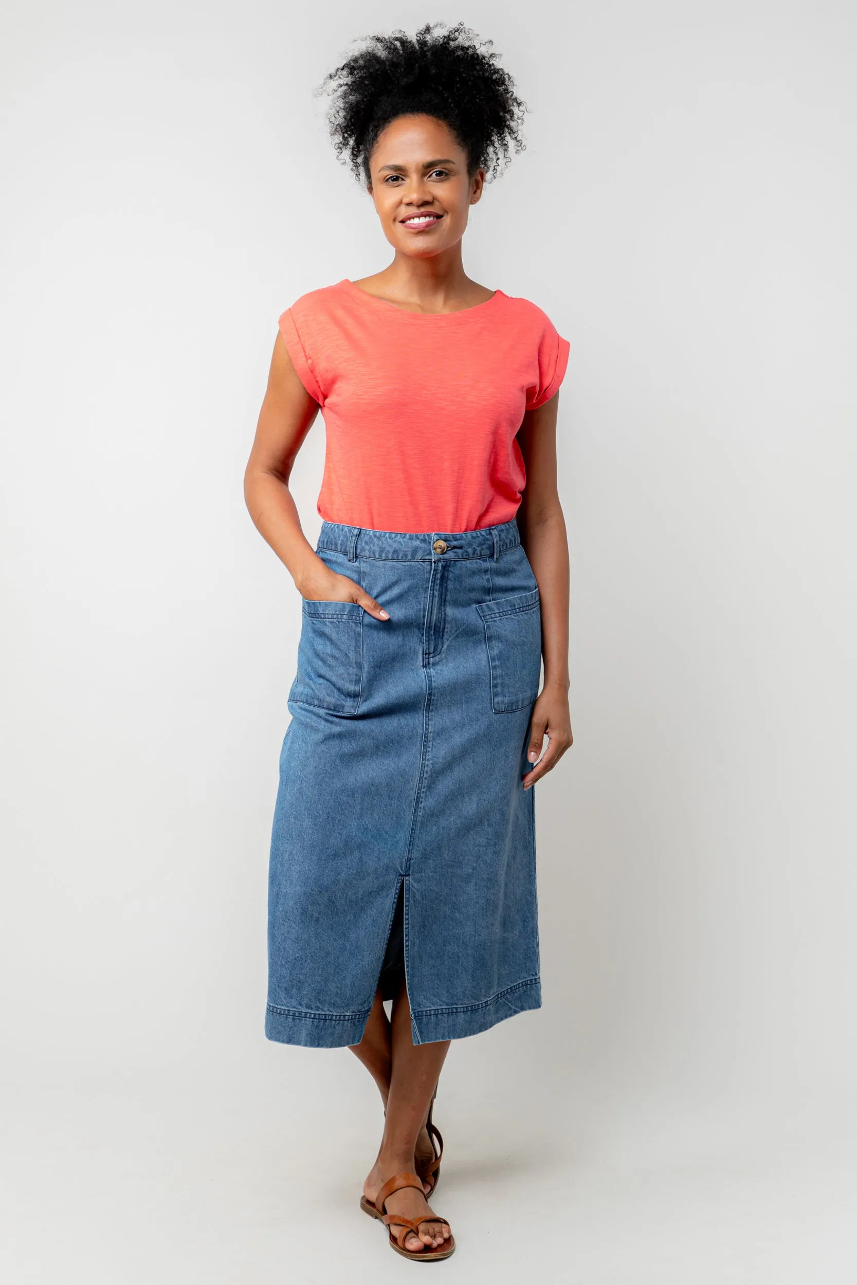 Sway Cerise Organic Cotton T-shirt