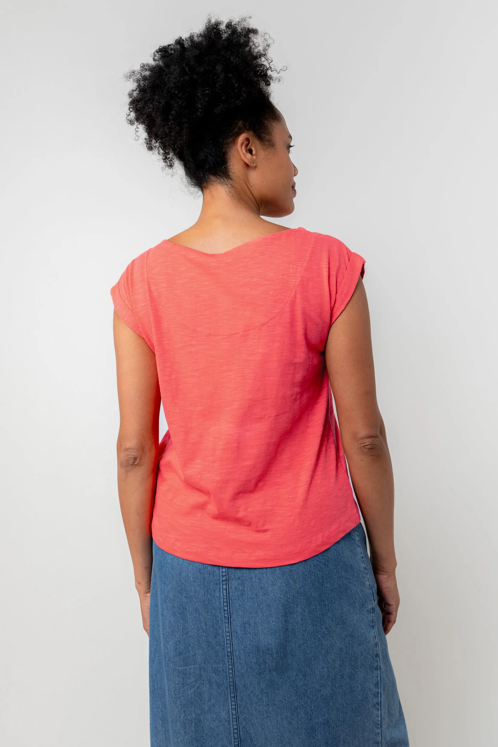 Sway Cerise Organic Cotton T-shirt