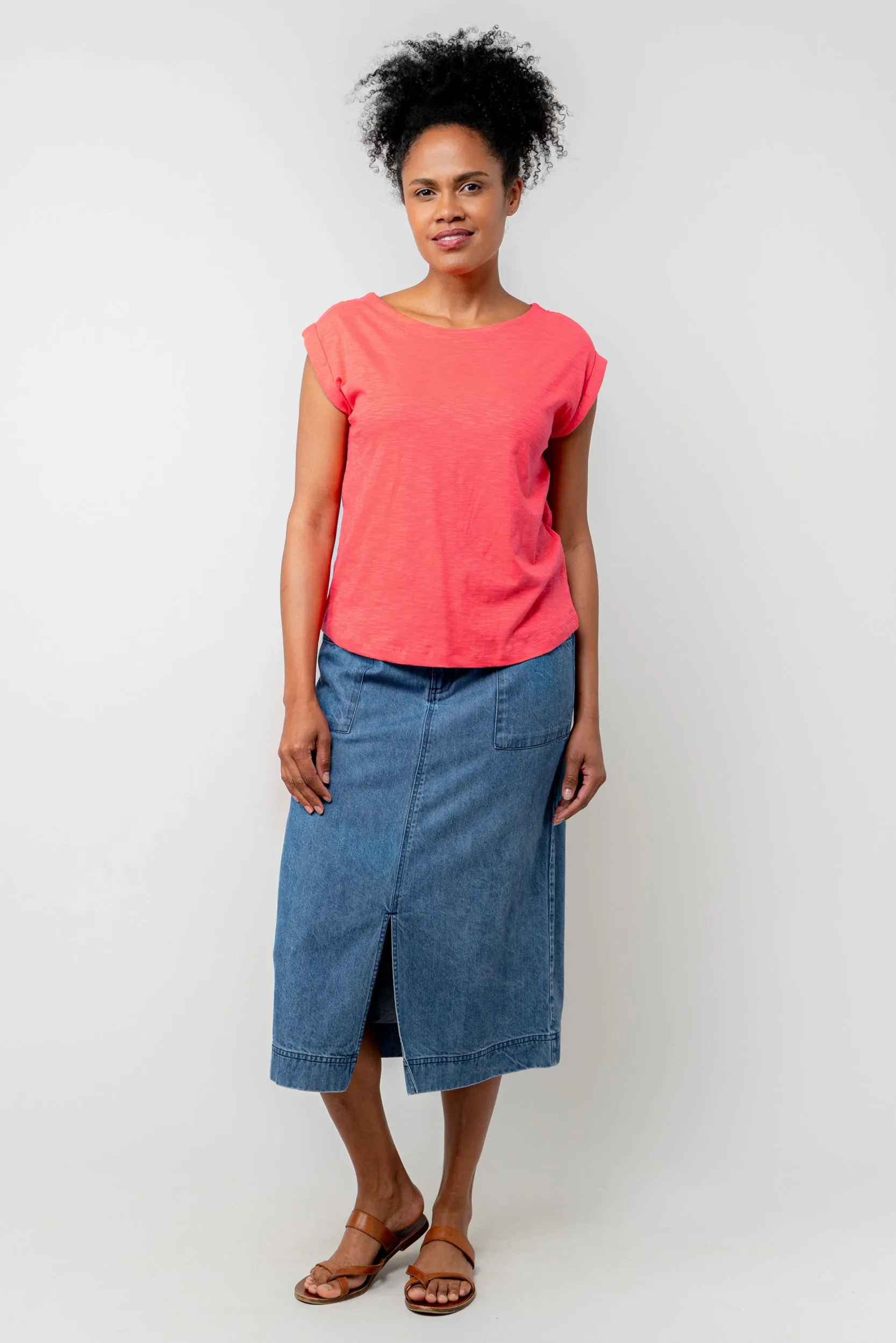 Sway Cerise Organic Cotton T-shirt