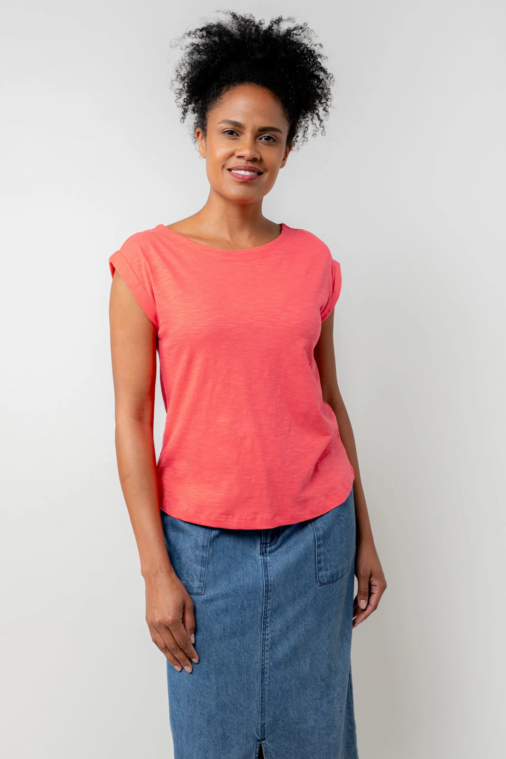 Sway Cerise Organic Cotton T-shirt