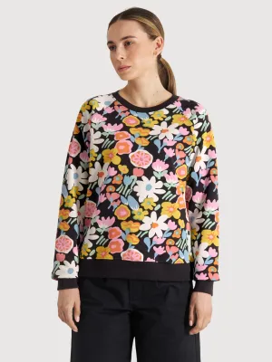 Sweatshirt Ystad Meadow Flowers Woman | Dedicated