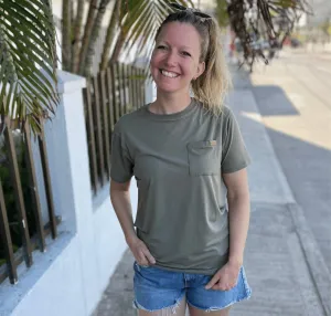 T-shirt Bambou Vert «Olive»