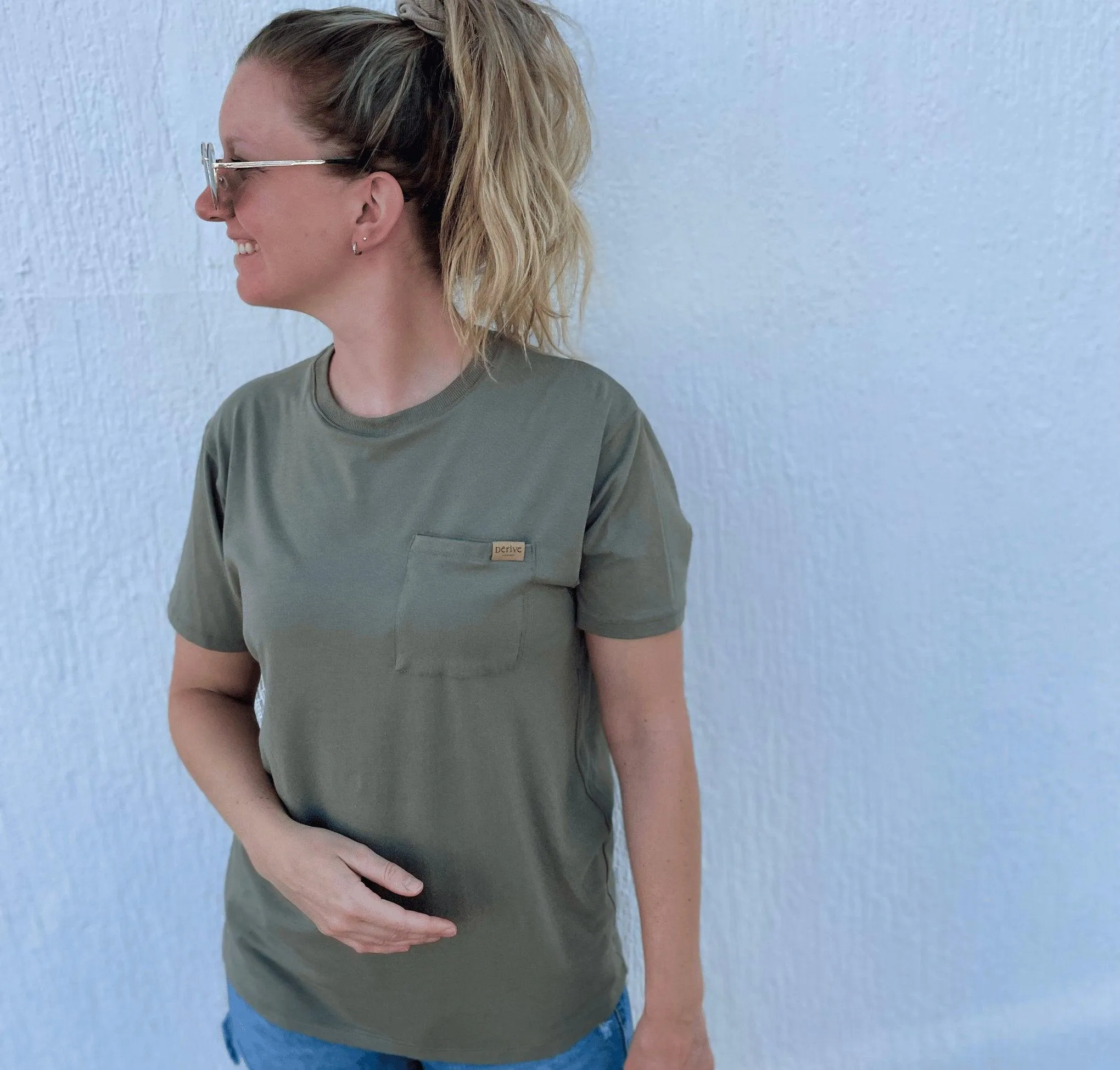 T-shirt Bambou Vert «Olive»