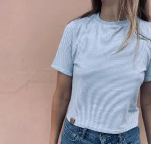 T-shirt crop top bambou «Sky»