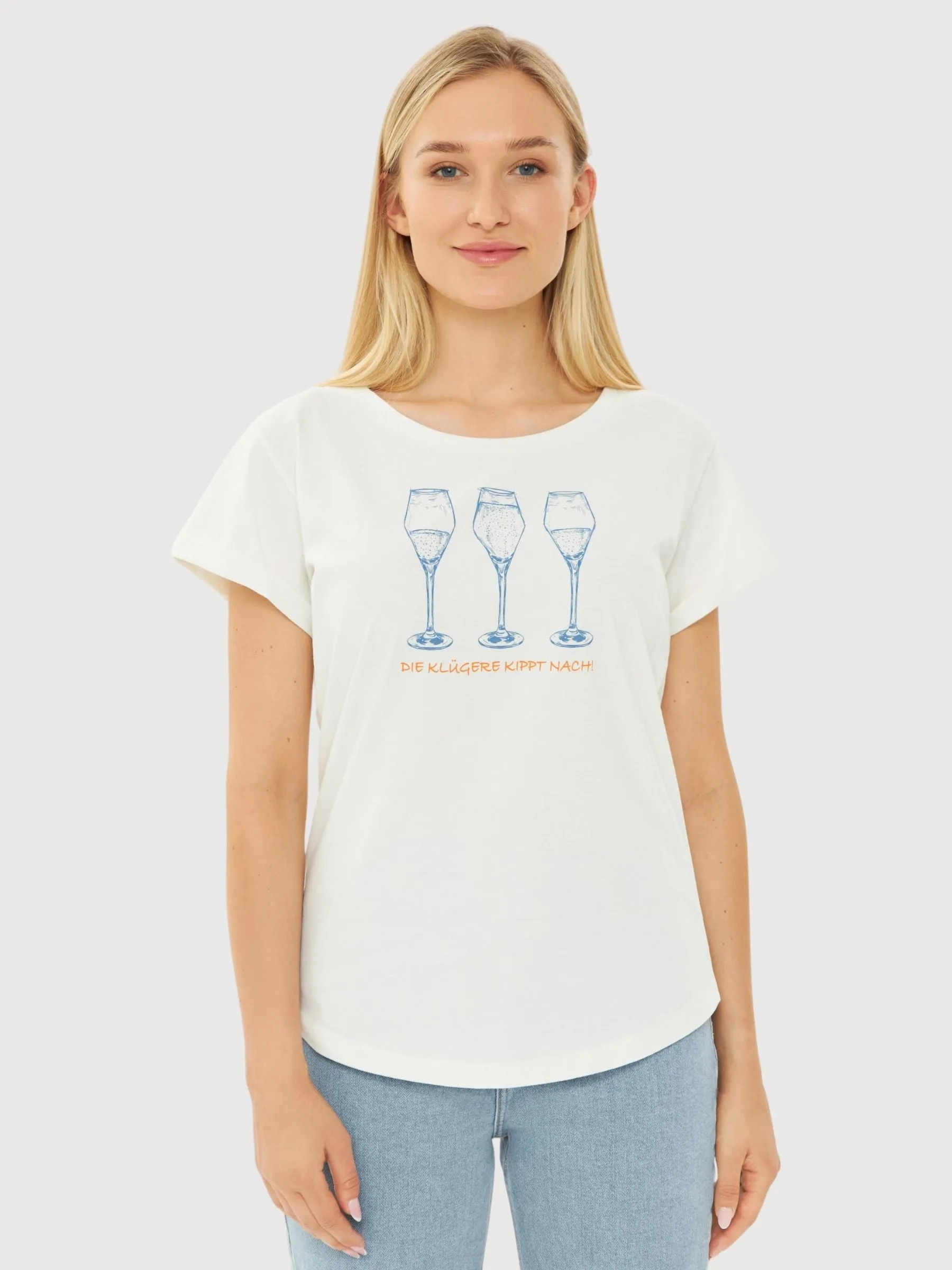 T-Shirt Die Kluegere Off White | Derbe