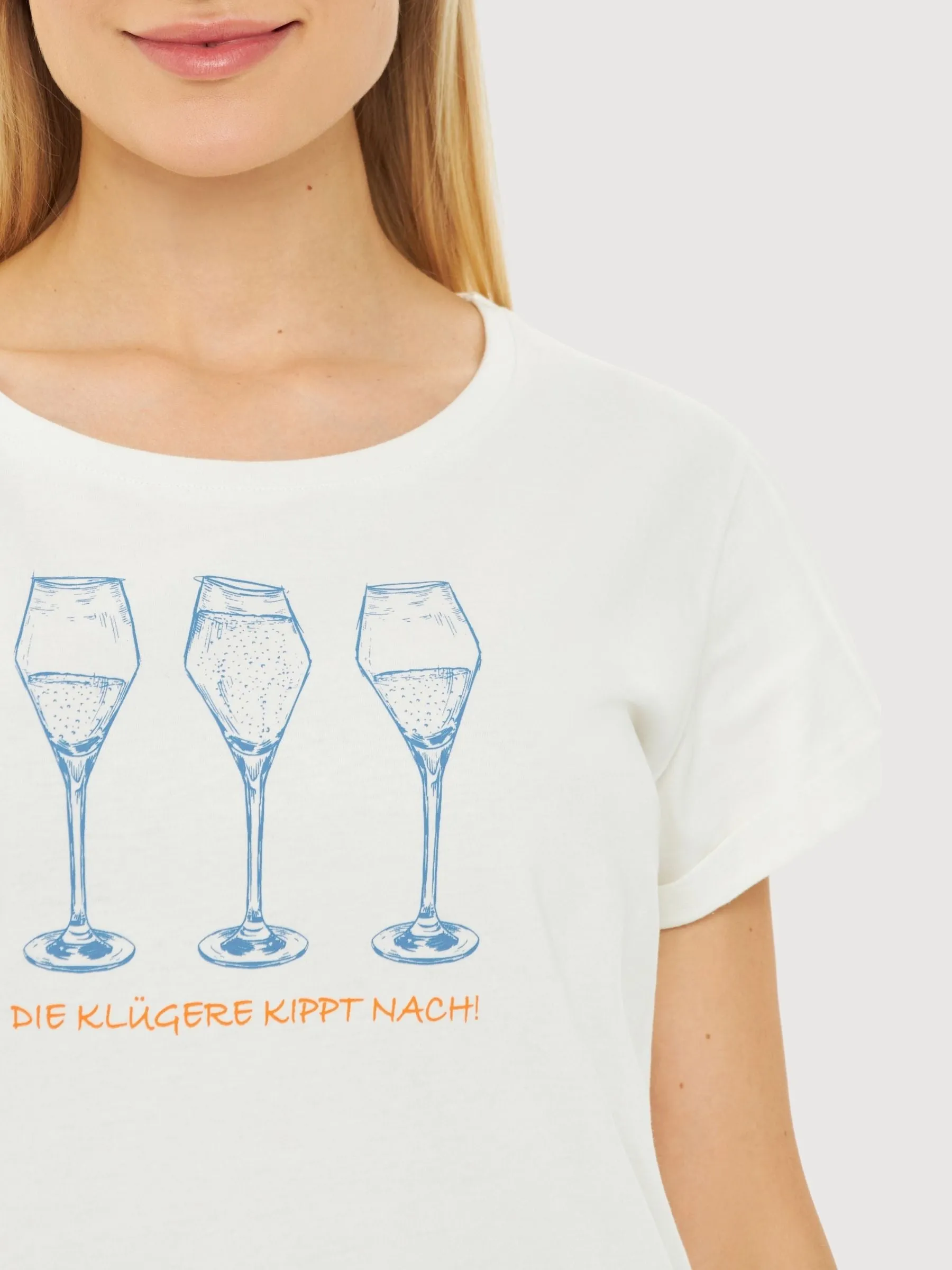 T-Shirt Die Kluegere Off White | Derbe