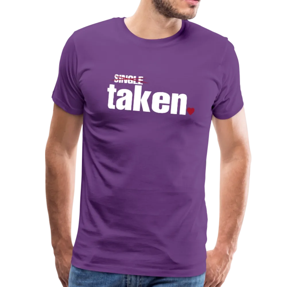 Taken Valentines Men's Premium T-Shirt (CK1681U)