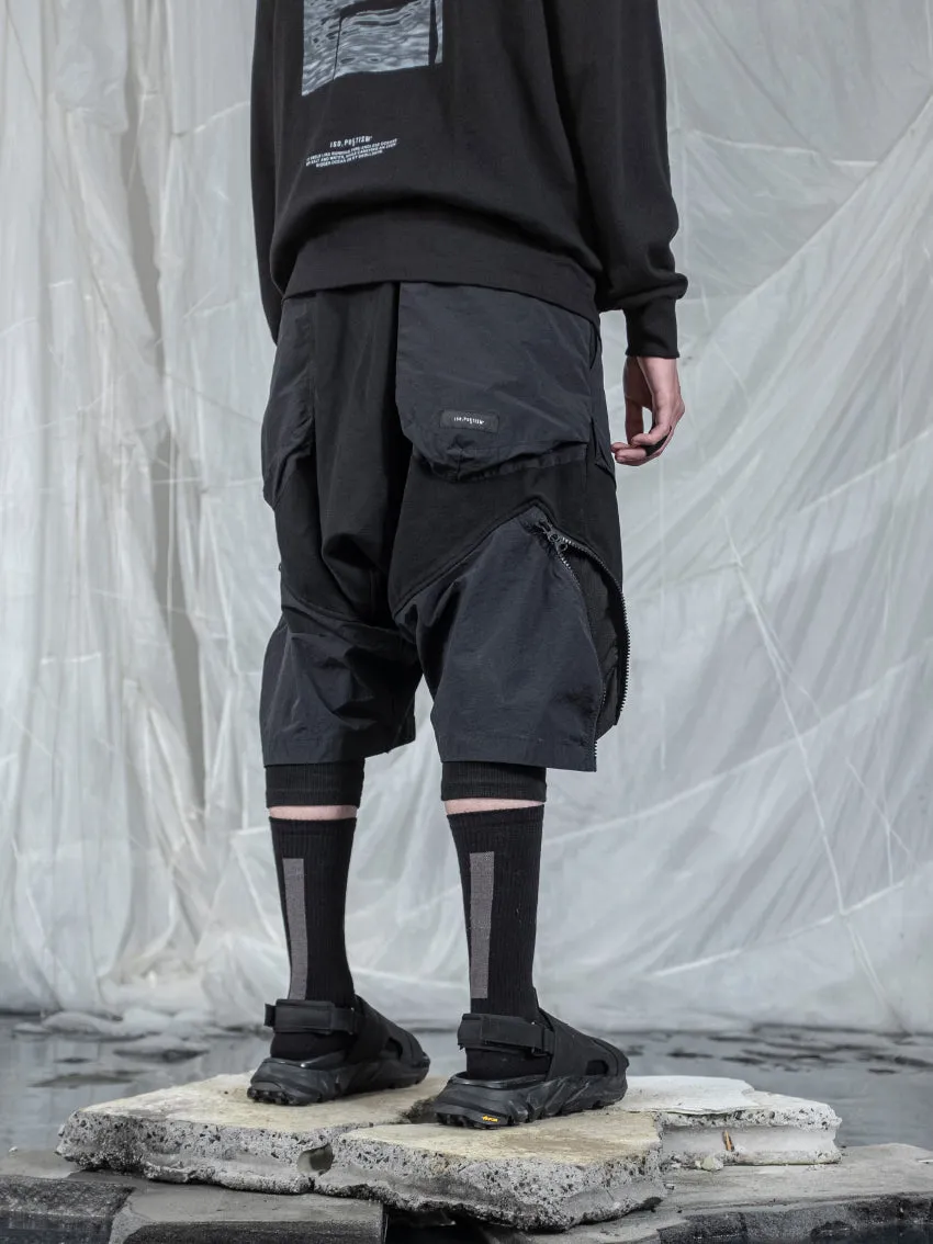 TBN Side Zipper Loose Shorts