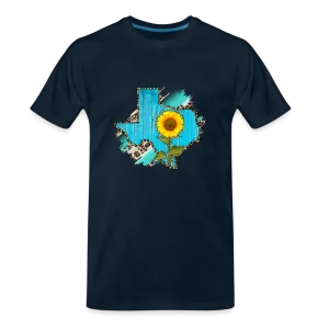 Texan Sunflower: Blossoming Pride in the Lone Star State Premium Organic Tee