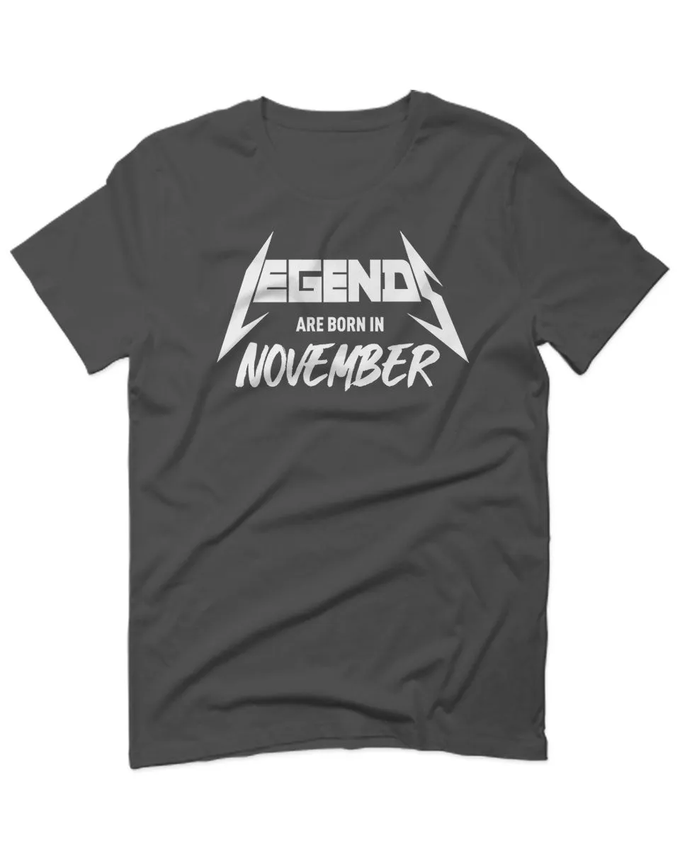 The Best Birthday Gift Legends are Born in November For men T Shirt