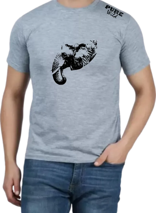 The Elephant Head T-Shirt For A Real Man