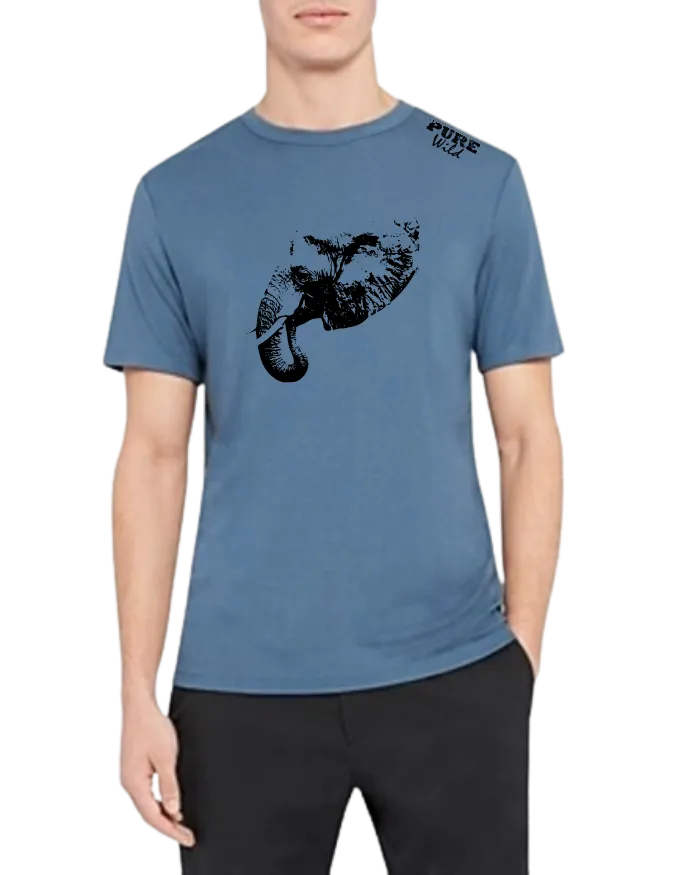 The Elephant Head T-Shirt For A Real Man