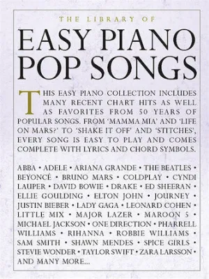 The Library of Easy Piano Pop Songs (Easy Piano)